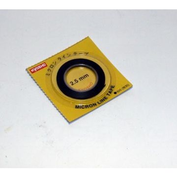 Kyosho Micron Tape 2.5mm x 8mm (Panel Line) (K.1843BK)
