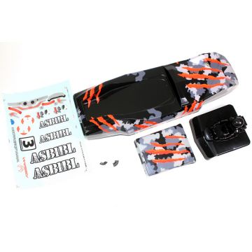 Absima Body Camouflage/Orange Sand Buggy (AB1230120)