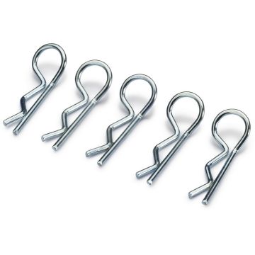 Absima Body Clips Small/Silver (10) (AB2440012)