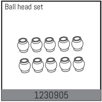Absima Ball Head Set (10) (AB1230905)