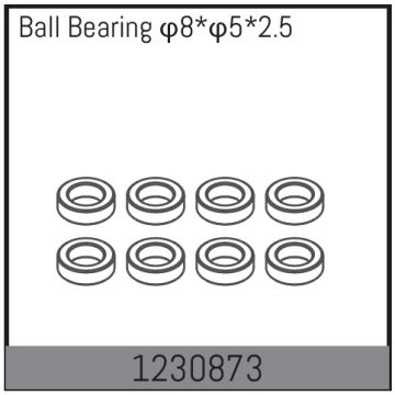 Absima Ball Bearing 8*5*2.5 (10)
 (AB1230873)