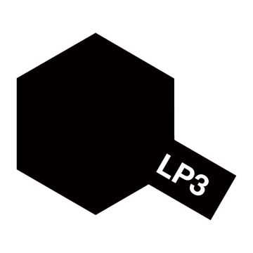 Tamiya Lacquer - LP-3 Flat Black (THC82103)