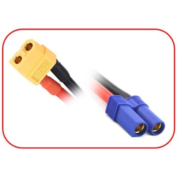 Absima Charging Cable XT60 To EC5 15cm