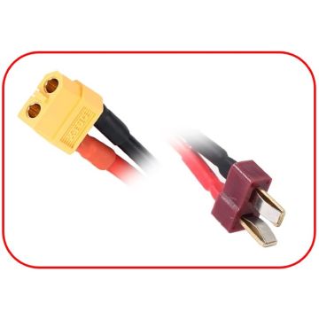 Absima Charging Cable XT60 To T-plug 15cm