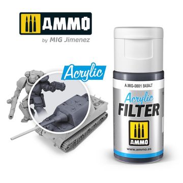Ammo Mig Acrylic Filter Basalt (MIG801)
