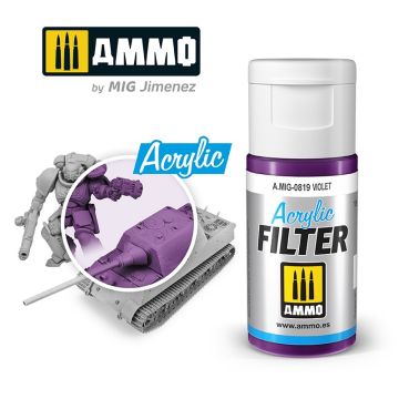 Ammo Mig Acrylic Filter Violet (MIG819)