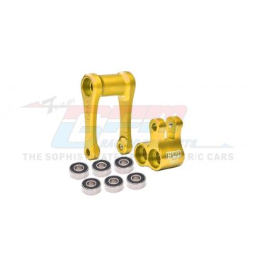 GPM Promoto MX  Aluminum 7075-T6 Aluminum Knuckle & Pull Rod (Larger Inner Bearings) (MX030-GD)