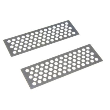 Absima Metal Sand Plates (2) Silver (AB2320064)