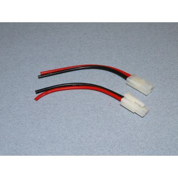 Logic RC Tamiya Connector Set w/14AWG Sil.Le (O-FS-TAM/LD)
