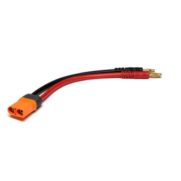 Spektrum IC5 Device Charge Lead 6"; 10 AWG / 4mm Bullet (O-SPMXCA504)
