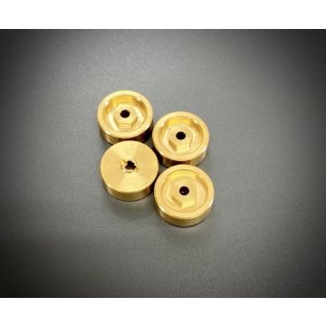 Absima Optional Brass Wheel Hex Hubs 11g - PRO Crawler (4)