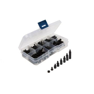 Spektrum Nylon Standoffs/Hdwe Set for Drone Racing (180 pc) (P-SPMVX180)