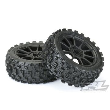 Proline Badlands MX M2 Pre Mount Mach 10 Black Wheels (Pr) (PL9067-21)