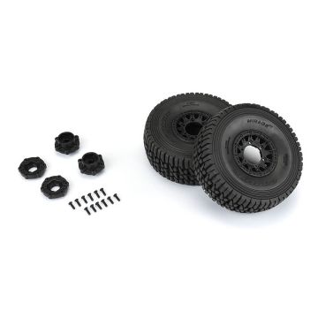 Proline 1:7 Mirage TT BELTED F/R Tires MTD 17mm BLK Raid (2) Mojave (PRO1022410)