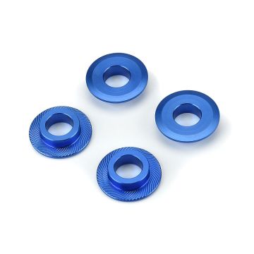 Proline X-Maxx Billet Adapter Washers Blue For Raid 5.7" 24mm Wheels (PRO637900)