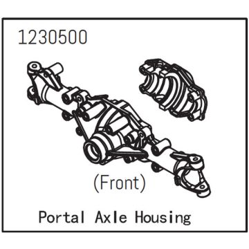 Absima Portal Axle Housing (AB1230500)