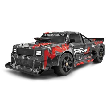 Maverick QuantumR Flux 4S 1:8 4WD Race Truck - Grey/Red (MV150313)