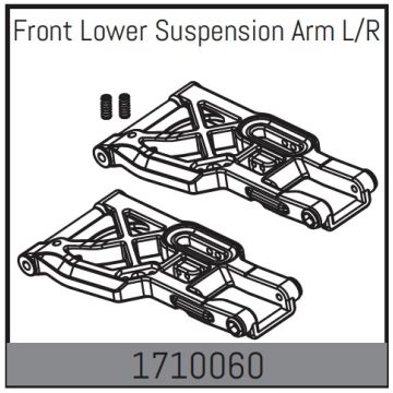 Absima Front Lower Suspension Arm L/R (AB1710060)