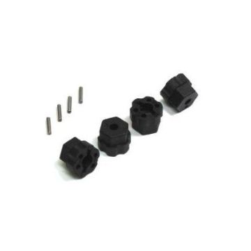 Absima Wheel Hub With Pin (4) Buggy/Truggy (AB1230006)