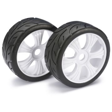 Absima Wheel Set LP Buggy "Street" white 1:8 (2) (AB2530004)