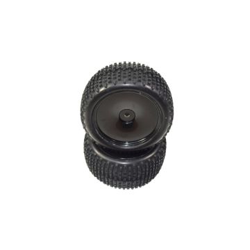 Absima Wheel Set Glued Rear (2) AB2.4 RTR/BL/Kit (AB1230304)