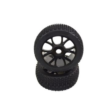 Absima Tire Set glued (2) AB2.8 BL (AB1330143)