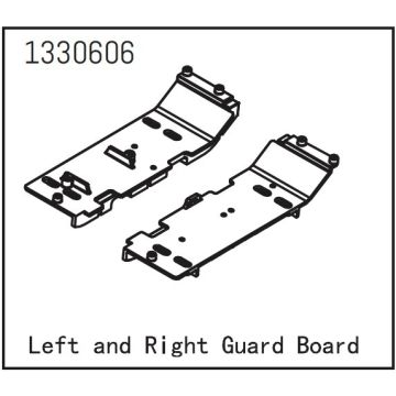 Absima Guard Board L/R - Yucatan (AB1330606)