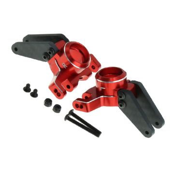 SC Models Aluminium Rear Hub, Arrma 4S - Red (SCDTAR18019R)