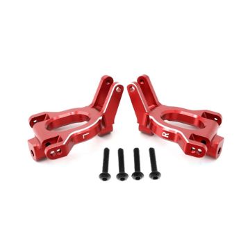 SC Models Aluminium Front Hub Carrier, Arrma 4S - Red (SCDTAR18020R)