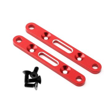 SC Models Aluminium Front & Rear Suspension Arm Mount - Red, Arrma 4S (SCDTAR18024R)