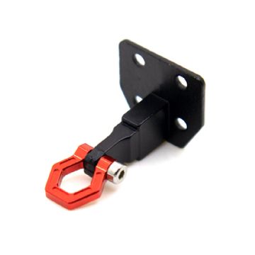 SC Models 1:10 Crawler Aluminium Rear Bumper Hook Black/Red (SCDTSM09017B)