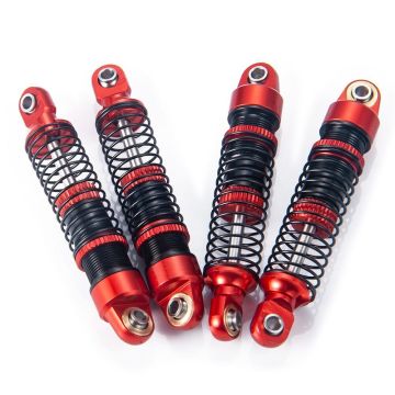 SC Models Aluminium Shock Set Red - Traxxas TRX-4M 4pcs (SCDTTRX4M033C)