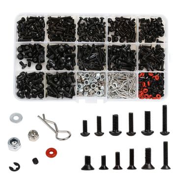 SC Models M3, M4, Screw Set 500Pcs (SCLFOP1301)