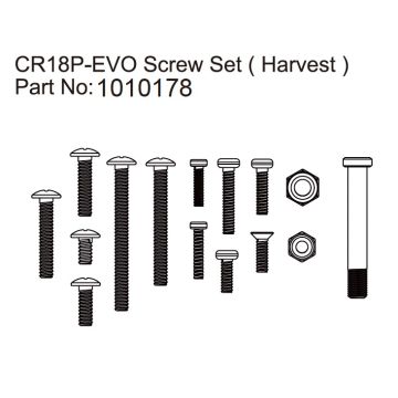 Absima Screw Set Harvest - EVO 1:18
