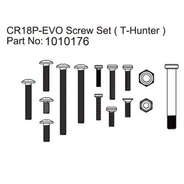 Absima Screw Set T-Hunter - EVO 1:18