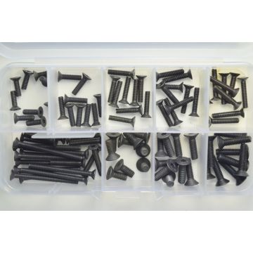 Absima Countersunk Screw Box (100Pcs.) (AB3020003)