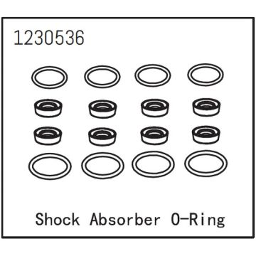Absima Shock Absorber O-Ring Set - Sherpa  (AB1230536)