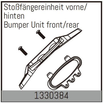 Absima Bumper Unit Front/Rear (2) (AB1330384)