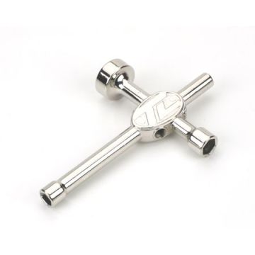 Losi 4-Way Wrench Steel(17mm,10mm,8mm,1/4)LST2,XXL/2 (T-LOSB4603)