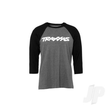 Traxxas Traxx Raglan Shirt Grey / Black Large (TRX1369-L)
