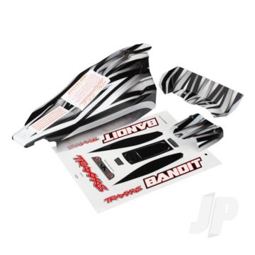 Traxxas Body, Bandit, Prographix (Replacement For The Painted Body. Graphics Are Printed, Requires Paint & Final Colour Application) / Decal Sheet (TRX2420)
