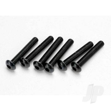 Traxxas Screws, 3X18Mm Button-Head Machine (Hex Drive) (6 Pcs) (TRX2583)