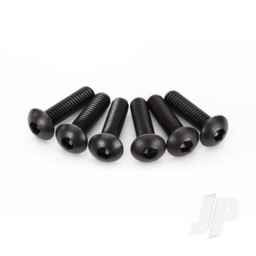Traxxas Screws, 4X15Mm Button-Head Machine (Hex Drive) (6 Pcs) (TRX2594)