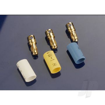 Traxxas Bullet Connectors, Male, 3.5Mm (3 Pcs) / Heat Shrink (TRX3342)