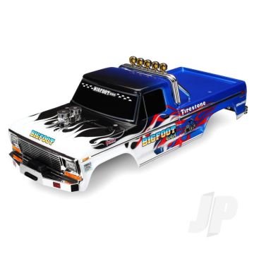 Traxxas Body, Bigfoot Flame, Officially Licensed Replica (Painted, Decals Applied) (TRX3653)