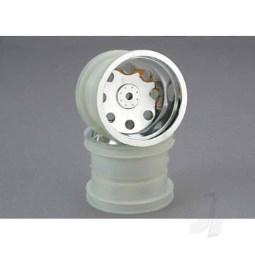 Traxxas Wheels, Chrome (2.2'') (Front) (2 Pcs) (TRX3673)