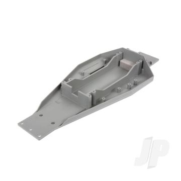 Traxxas Lower Chassis (Gray) (166Mm Long Battery Compartment) (Fits Both Flat And Hump Style Battery Packs) (Use Only With #3725R Esc Mounting Plate) (TRX3728A)