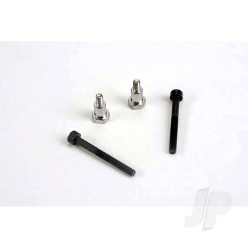 Traxxas Shoulder Screws, Steering Bellcranks (3X30Mm Cap-Head Machine) (2 Pcs) / Draglink Shoulder Screws (Chrome) (2 Pcs) (TRX3742)