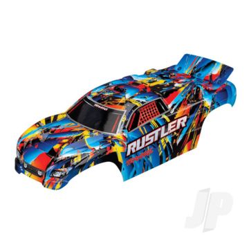 Traxxas Body, Rustler, Rock N' Roll (Painted, Decals Applied) (TRX3748)