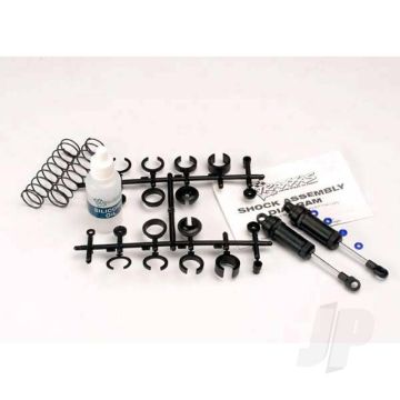 Traxxas Ultra Shocks (Black) (Long) (Complete With Spring Pre-Load Spacers & Springs) (Front) (2 Pcs) (TRX3760)
